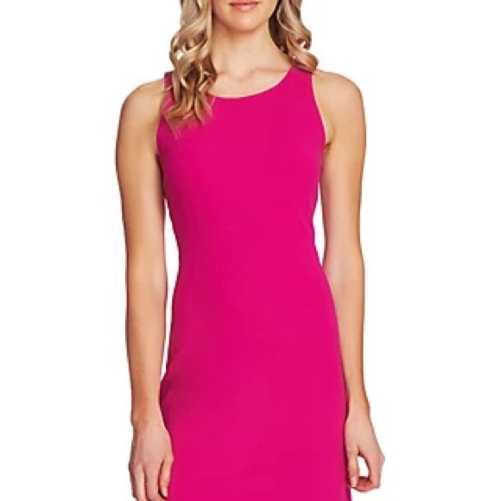 Vince Camuto Sleeveless Sheath Dress Pink Purple Size Large